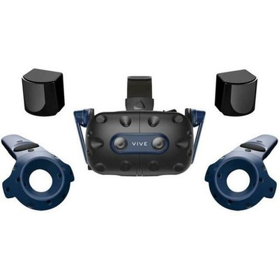 Vive Pro 2 Virtual Reality Headset with Controllers and 2.0 Base Stations