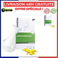 Pranarôm Aromaforce Capsules Inhalation Bio + Inhalateur Ravintsara Eucalyptus