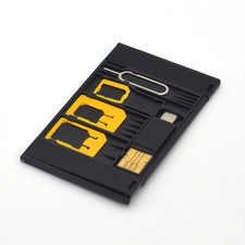 5pcs Sim Adapter Kit For Sim Nano Sim Compatible With Smartphones