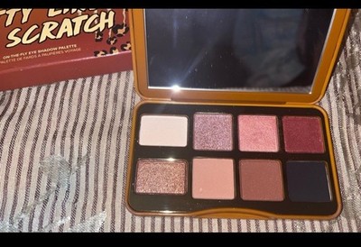 Too Faced Kitty Likes To Scratch Eyeshadow Palette 8 Shades Shimmer Matte Powder