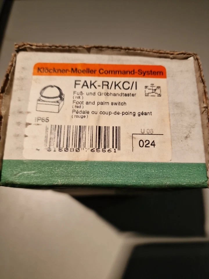 Klöckner Moeller FAK-R/KC/I Fuß- und Grobhandtaster NEU ,#10 - Imagem 3 de 4