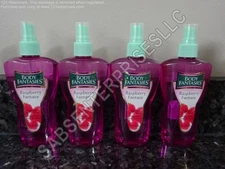 4 Body Fantasies RASPBERRY FANTASY Fragrance Perfume Mist Body Spray 8 FL oz.