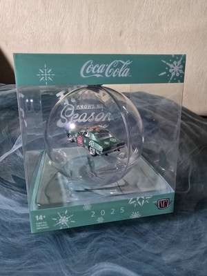 2025 M2 Machines Christmas Ornament - Coke Cola 1969 Chevy Camaro