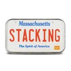 2023 Stacking Across America Massachusetts State License Plate 1 oz Silver Bar