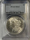 1904 O $1 Morgan Silver Dollar ~ PCGS MS63