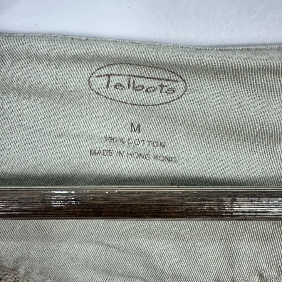 Suéter Talbots Mujer M Crema Cable Tejido Cuello en V Dinero Antiguo Silencioso Lujo Preppy Foto 2 de 4
