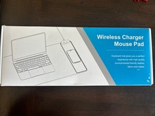Wireless Charging Mouse Pad Universal New Open Box
