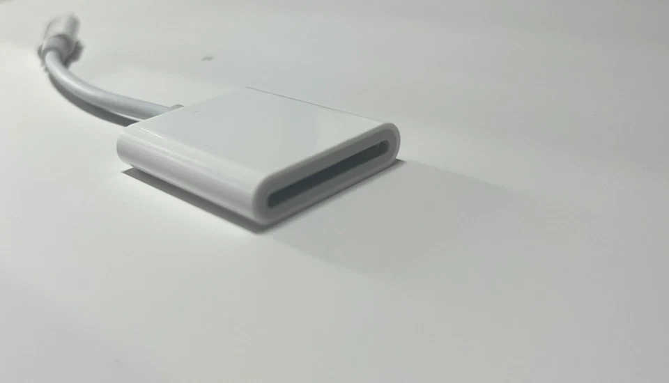 Lector de cámara con tarjeta Lightning a SD certificado por Apple Mfi para iPhone iPad, memoria Foto 3 de 4