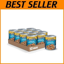 Wholesome Beef Barley Veg Soup, 18.6 oz Cans (12 Pack)