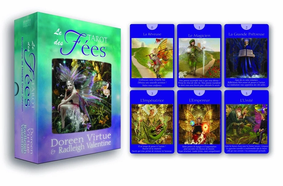 ESOTERIQUE - Le Tarot Des Fées Doreen Virtue Und Radleigh Valentine, 78 Karten - Bild 1 von 1