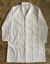 Men  s Size 44 Fashion Seal Lab Coat White