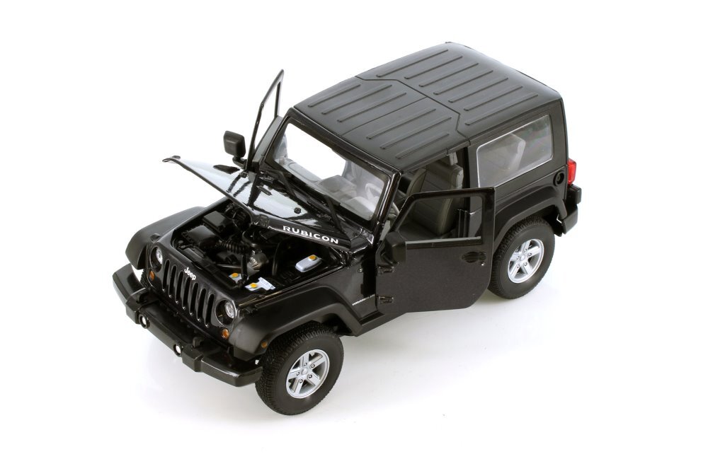 Jeep Wrangler Rubicon ミニカー 2007 JEEP WRANGLER RUBICON HARDTOP 1/24 scale DIECAST CAR