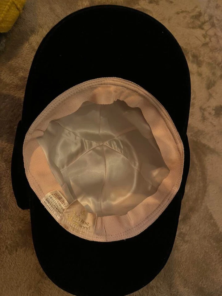 Vivienne Westwood Cap Black and Blue Free Size Unisex Made in Japan  near mint - Image 3 of 4