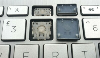 HP 14S-DQ 14S-FQ UK Laptop Tastatur nur eine Taste SILBER TYP 2