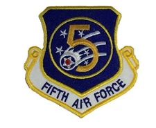 USAF FIFTH 5TH AIR FORCE 5 AF PATCH YOKOTA JAPAN PACIFIC PACAF