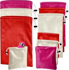 9 Pcs Adult Game Toy Storage Bags Drawstring Gift Bags Pouches for Toys Light...