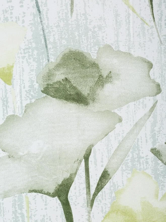 2 шт. зеленые абстрактные садовые шторы с петлями из полиэстера 5 7 9 футов - Изображение 3 из 4