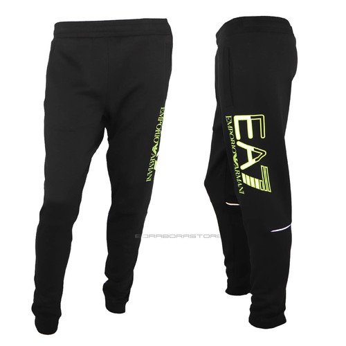 Emporio Armani EA7 Pantalone Tuta Uomo 6kpp71 Pjanz Nero | eBay