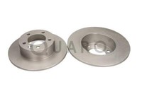 2X Quaro QD8944 Bremsscheiben Hinten FüR Nissan Opel Renault Vauxhall Neu