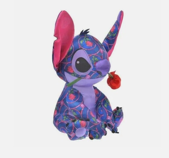 New！Stitch Crash Beauty and The Beast Plush Doll Pillows Birthday