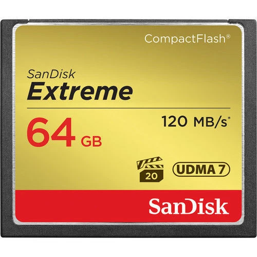 64GB SanDisk Extreme CompactFlash 120MB/S CF Card 800X SDCFXSB-064G UDMA7 4K R - Image 2 of 4