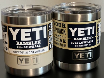 YETI Sand 🏝 LOWBALL Black NWT RARE Collector Special