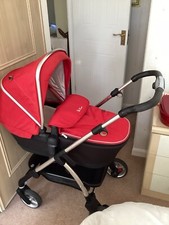 Silver Cross Wayfarer Travel system -  Red & Black