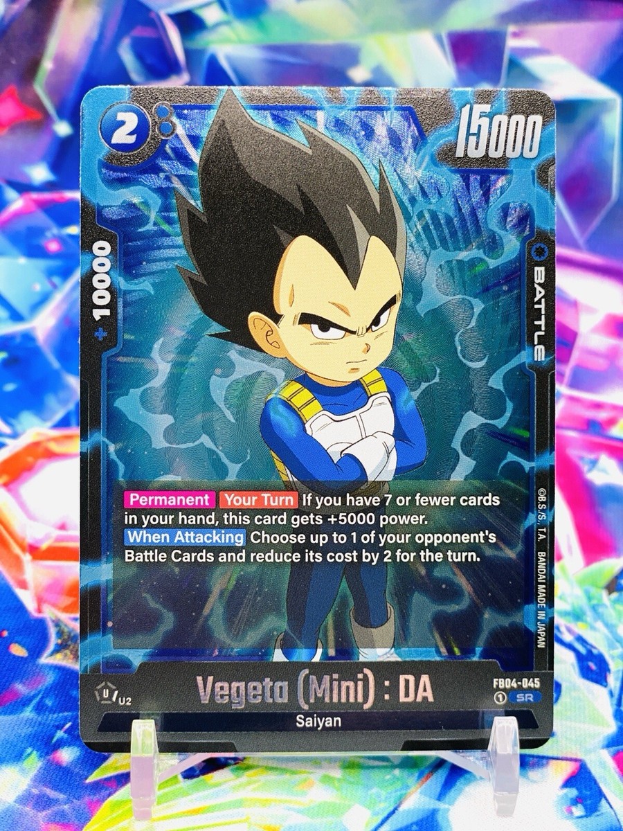 VEGETA (MINI) : DA Super Rare SR FB04-045 Dragon Ball Z Fusion