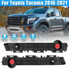 1 Pair Front Bumper Brackets Support Fender Cover for Toyota Tacoma 2016-2021