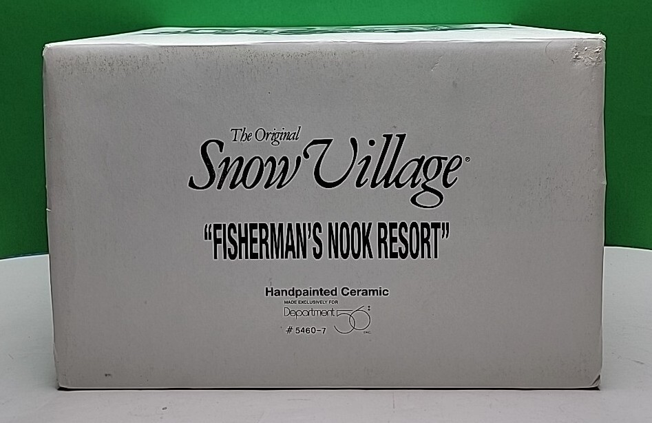 1994 Department 56 “Fisherman's Nook Resort” Snow Village | eBay