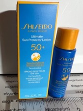 SHISEIDO Ultimate Sun Protector Lotion SPF 50 Sunscreen .23oz/7ml Mini AUTHENTIC