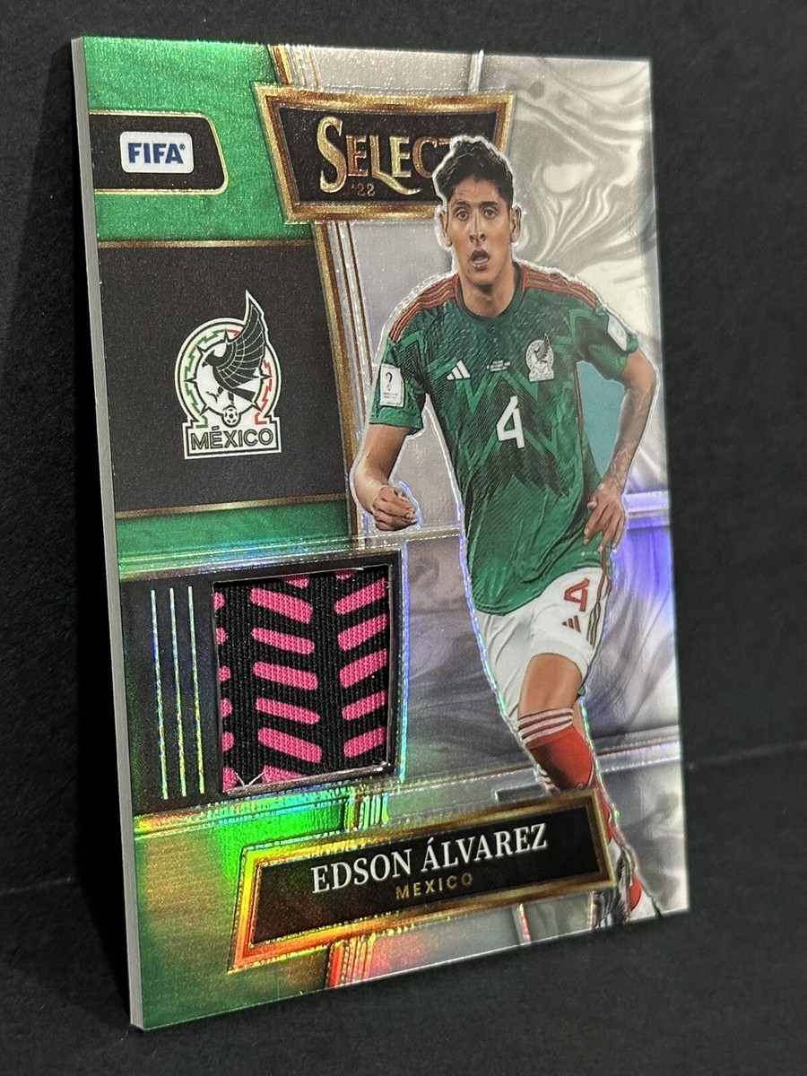 2022-23 Panini Select FIFA Select Swatches Mexico Edson Alvarez