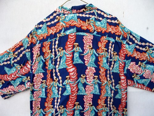 NUOVO CUCCHIAIO REYN VERY BEAUTY HAWAIANO HULA AUWANA BOTTONE DAVANTI 100% RAYON FILATO XL - Foto 11 di 11