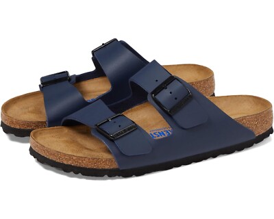 Birkenstock Z2671* Navy Unisex Arizona Birko-Flor Sandals Size US