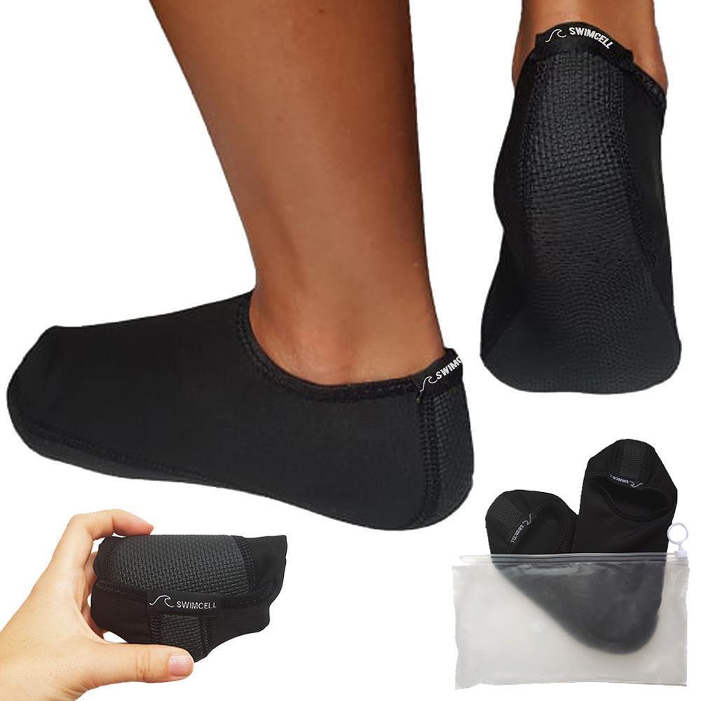 SAOLA Calze da nuoto leggere SwimCell con suola in gomma a tutta lunghezza per nuoto