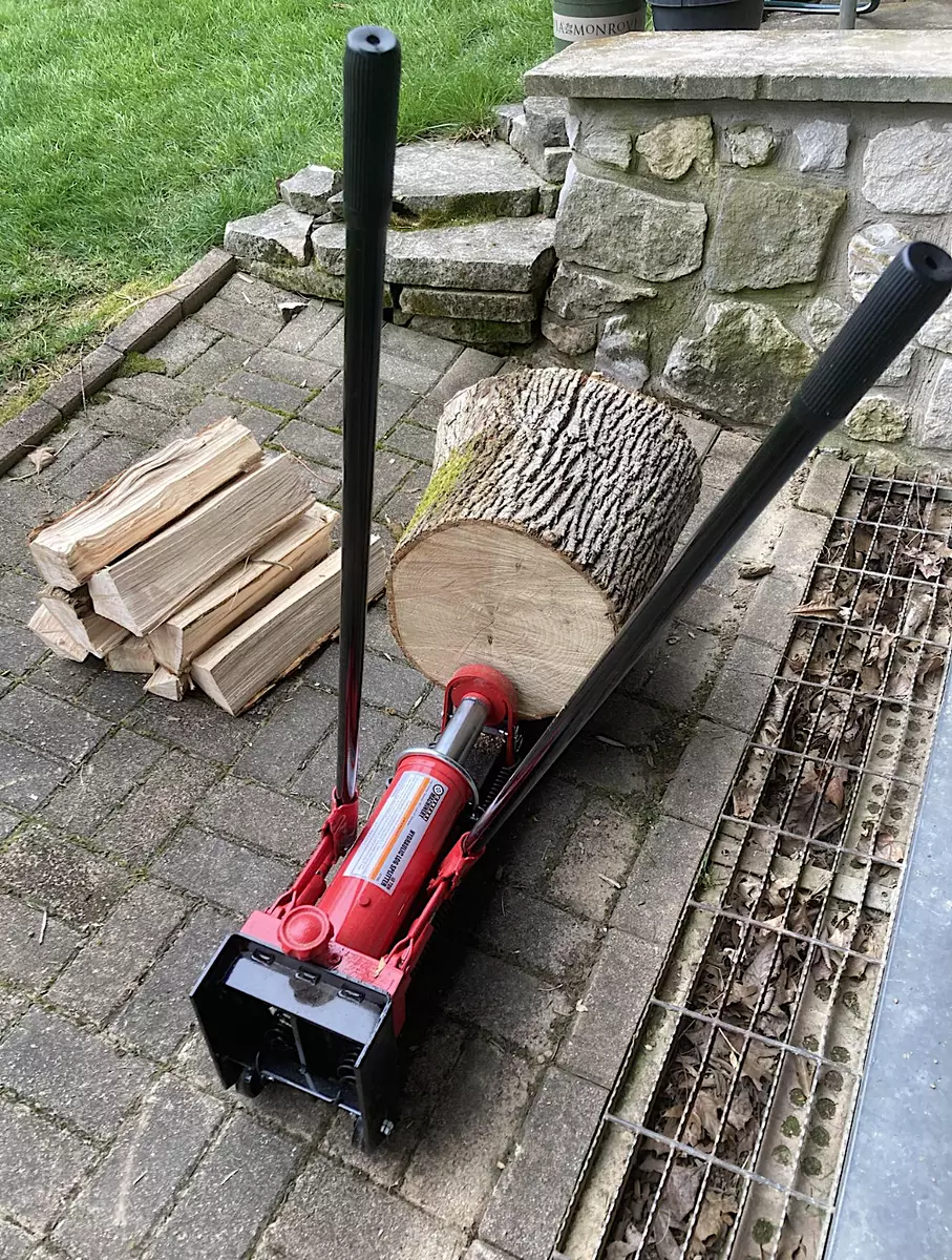 10 Ton Horizontal Log Splitter Wood Cutter Manual Hydraulic 2