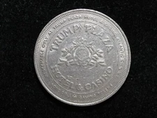 TRUMP PLAZA HOTEL & CASINO * ONE DOLLAR GAMING TOKEN * BOARDWALK * ATLANTIC CITY
