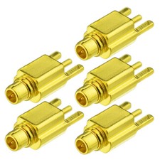 5pcs MMCX Plug Male PCB Mount Connector Gold for DIY Shure SE215 SE315 Earphone