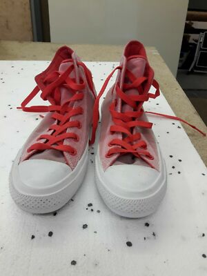  CONVERSE ALL STAR WITH LUNARLON PINK HI TOP CANVAS BASEBALL BOOTS SNEAKER UK 5