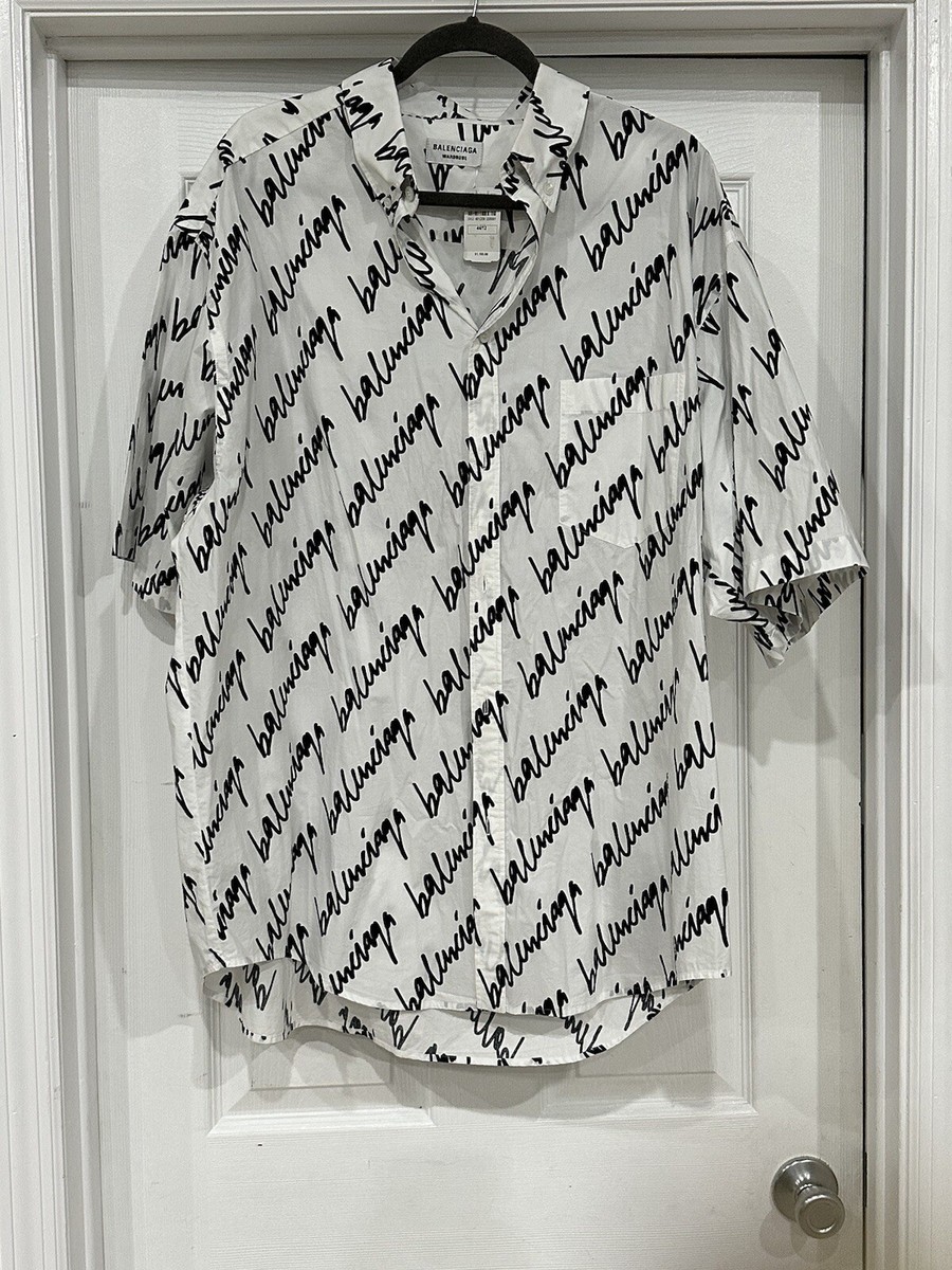 BALENCIAGA 柄入りシャツ Balenciaga Shirt | eBay