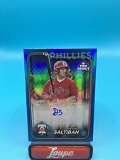 Devin Saltiban 2024 Topps Pro Debut Blue Foil Auto 138/150 #PD-179 Phillies