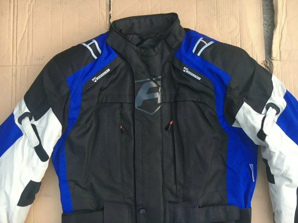 Akito Track Mens Textile Waterproof Motorcycle Jacket Size UK 42" Chest (LBOX1) - Image 3 of 4