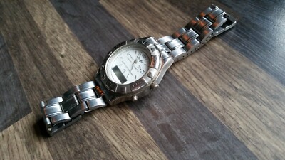 VINTAGE LARGE DEEP CASE MARCRIST ALARM CHRONOGRAPH RUNS  - SPARES REPAIR