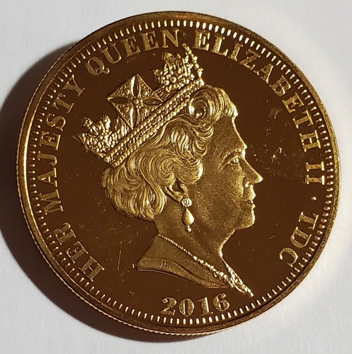 Tristan Da Cunha 2016 Crown Gem Proof Charter Of Privileges William Penn Commem