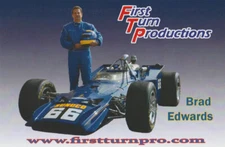 Brad Edwards First Turn Productions "Mark Donohue Sunoco" Indy Car Hero Card