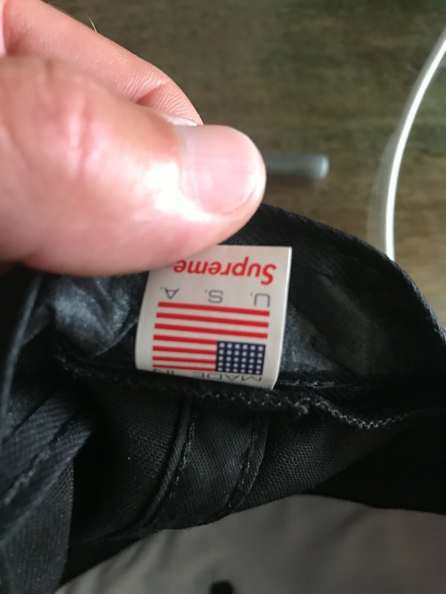 Supreme Dead Presidents Box logo Black Hat Cap New Stussy NAS GZA