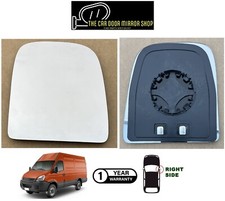 Image of Fits IVECO DAILY 2006-2014 Right Side Aspherical Mirror Glass With Heated Base