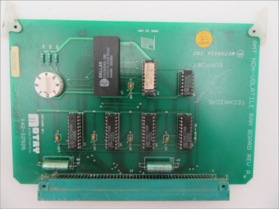 042-02926 / AMT NON-VOLATILE RAM BOARD REV A / MOTOROLA / MOTAY RAM PCB