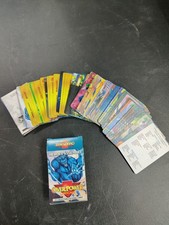 1995 Fleer Marvel OverPower Card Game Deck Heroes Assemble + 65 Loose Cards