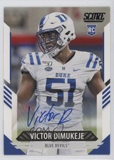 2021 Score Rookies Signatures Victor Dimukeje #397 Auto 0ud4